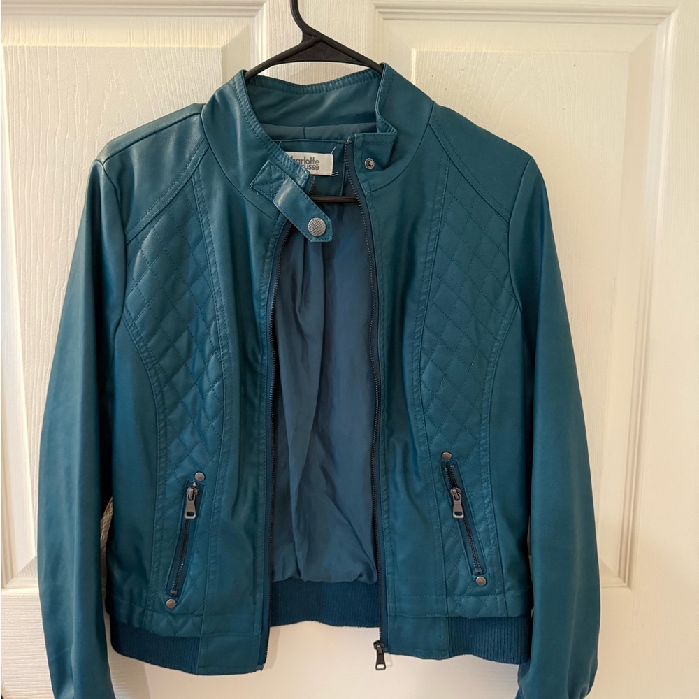 Teal Quilted Women's Jacket